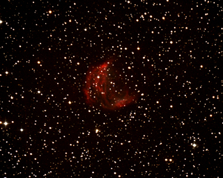 Click to view larger astrophoto. Planetary Nebula A21