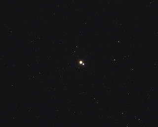 Click to view larger astrophoto. Albireo Double Double