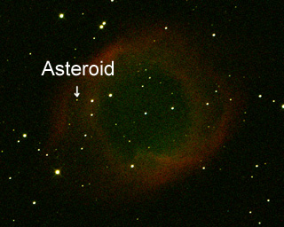 Click to view GIF animation. Motion of an Asteroid