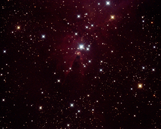 Click to view larger astrophoto. NGC2264