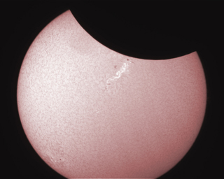 Click to view larger astrophoto. Solar Eclipse 1