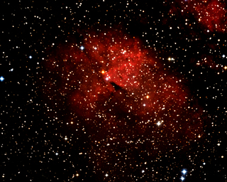 Click to view larger astrophoto. Gamma Cygni Nebula
