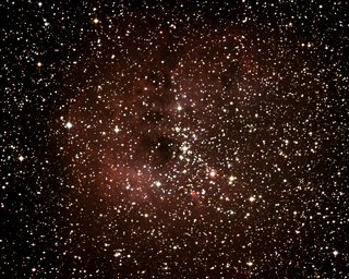 Click to view larger astrophoto. IC410