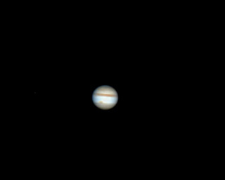 Click to view larger astrophoto. Jupiter
