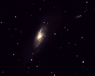Click to view larger astrophoto. M106