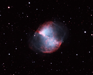 Click to view larger astrophoto. M27