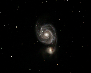 Click to view larger astrophoto. M51