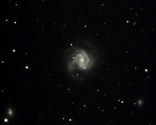 Click to view larger astrophoto. M61 Swelling Spiral Galaxy
