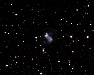 Click to view larger astrophoto. Planetary Nebula M76
