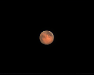 Click to view larger astrophoto. Mars