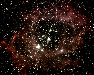Click to view larger astrophoto. Center of NGC2237