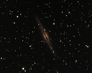 Click to view larger astrophoto. NGC891
