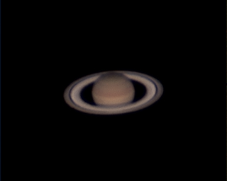Click to view larger astrophoto. Saturn