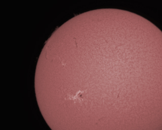 Click to view larger astrophoto. Sun