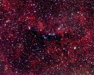 Click to view larger astrophoto. Emission, Reflection, and Dark Nebulae